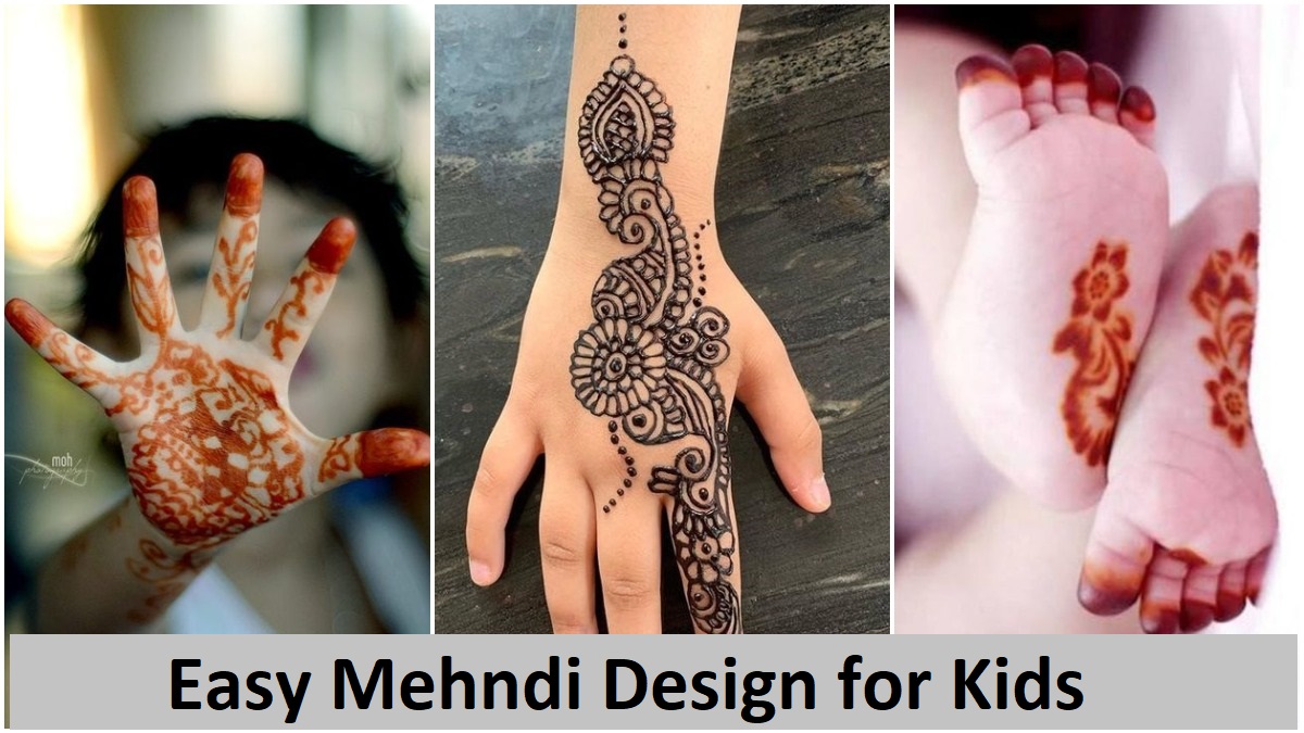 Easy Mehndi Design for Kids