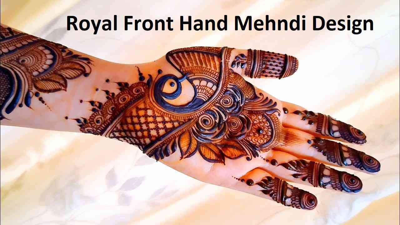 Royal Front Hand Mehndi Design